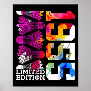 Badminton Limited Edition 70e verjaardag 1955 Poster