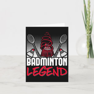 Badminton Living Legend Player Sport Shuttle Kaart