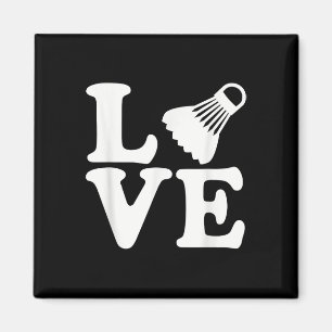 Badminton Love Magneet