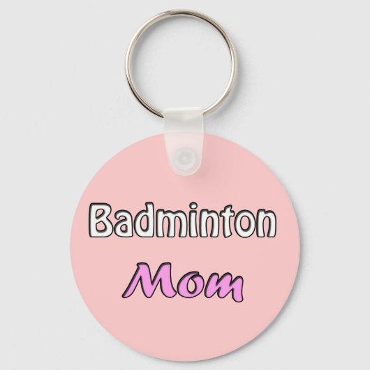 Badminton mama sleutelhanger (Voorkant)