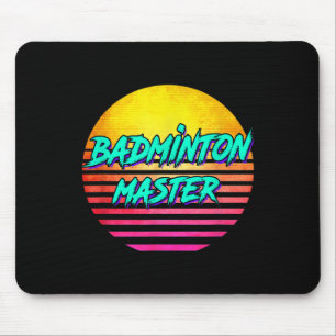 Badminton Master Retro jaren 80 Muismat