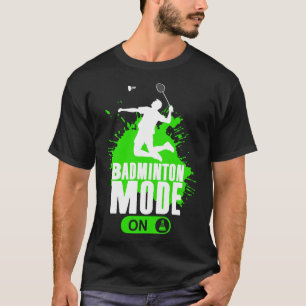 Badminton Mode Op Mannen Jongens Jeugd Speler Grap T-shirt