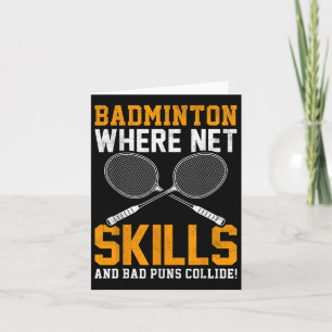Badminton Net Skills Bad Puns Collide Badminton PL Kaart