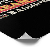 Badminton-ontwerp Poster (Hoek)