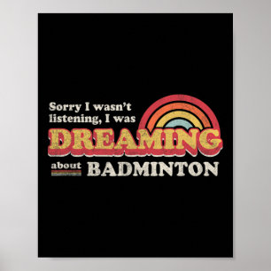 Badminton-ontwerp Poster