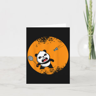 Badminton Panda Beer Shrub Spirit Animal Giant Rol Kaart