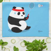 Badminton Panda Obtenir une serviette de sport (Plié)
