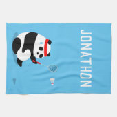 Badminton Panda Obtenir une serviette de sport (Horizontal)
