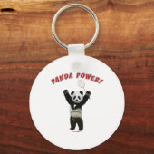 Badminton Panda Power Sleutelhanger (Voorkant)