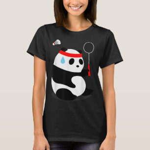 Badminton Panda Zweterig Gemist T-shirt