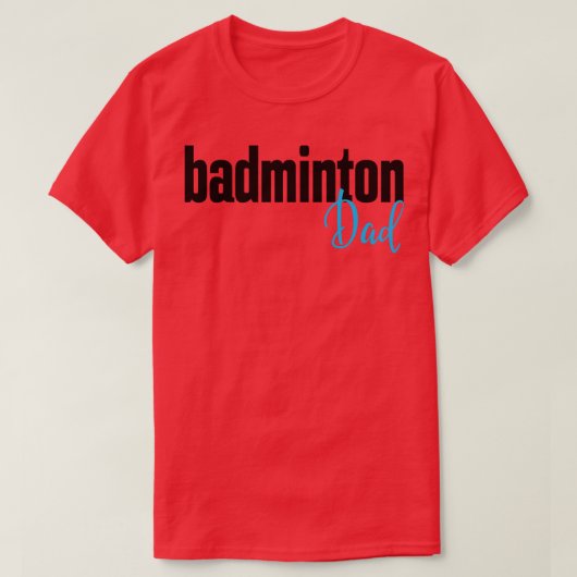 Badminton Pap T-shirt (Design voorkant)