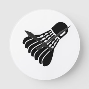 Badminton-pictogram Ronde Klok