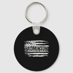 Badminton Player-cadeaus Sleutelhanger