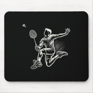 Badminton Player Shuttle Muismat