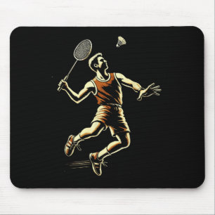 Badminton Player Shuttle Muismat