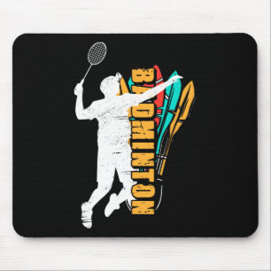 Badminton Player Shuttle Racket Badminton Muismat