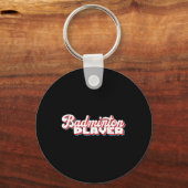 Badminton Player Sleutelhanger (Voorkant)