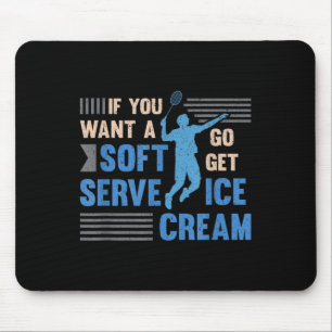 Badminton Player Soft Serve Badminton Muismat