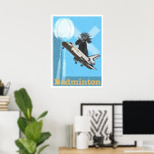 Badminton Poster (Thuiskantoor)