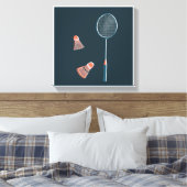  badminton print - hand getekend voor je! (Insitu (Slaapkamer))