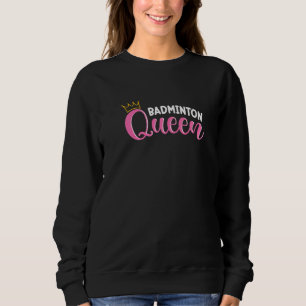Badminton Queen Badminton Speler Shuttlecock Sport Trui