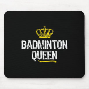 Badminton Queen Dames Meisjes Speler Funny Cool Sc Muismat