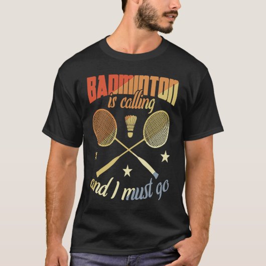 Badminton Quote Badminton Motivation T-shirt (Voorkant)