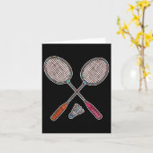 Badminton racket en shuttles professionele badmin kaart (Gele Bloem)