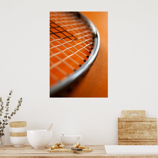 Badminton Racket Poster (Keuken)