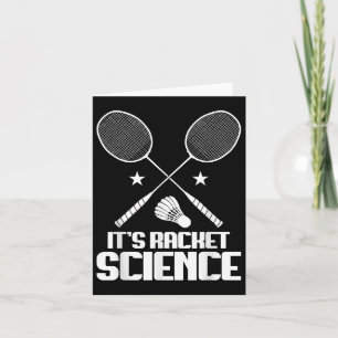 Badminton Racket Science Shuttle Player Badminton Kaart