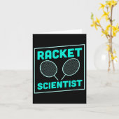 Badminton Racket Scientist Shuttle Kaart (Gele Bloem)