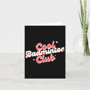 Badminton Racket Shuttle Sports Club Speler Kaart