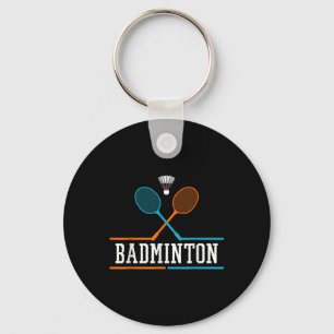 Badminton Racket Shuttle Team Coach Badminton Spee Sleutelhanger