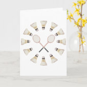 Badminton Rackets Kaart (Gele Bloem)