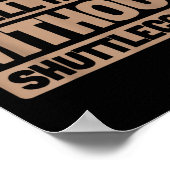 Badminton Racquet - Speler Court Racket Team Sluit Poster (Hoek)