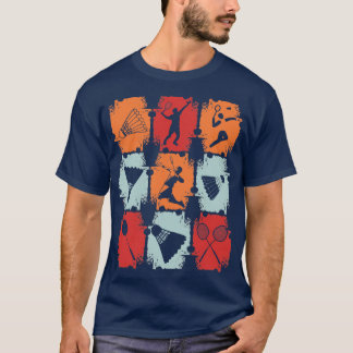 Badminton Retro 1 T-shirt