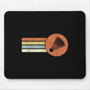 Badminton Retro Birdie Smash Shuttle Vintage Badmi Muismat