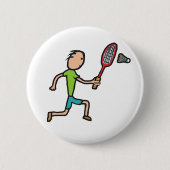 Badminton Ronde Button 5,7 Cm (Voorkant)