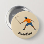 Badminton Ronde Button 7,6 Cm (Voorkant /achterkant)