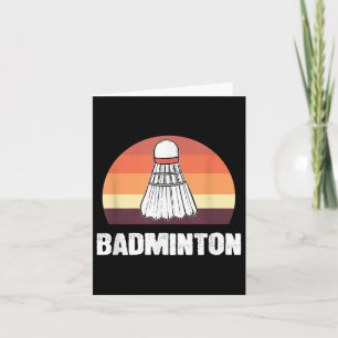 Badminton Shuttle Badminton Speler  Kaart