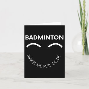 Badminton Shuttle Court Racket Sport Voel Goed  Kaart