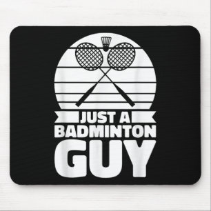 Badminton Shuttle Court Racquet - Alleen een badmi Muismat