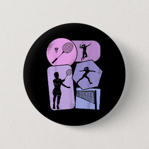 Badminton Shuttle Dames Meisjes Ronde Button 5,7 Cm