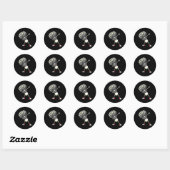 Badminton Shuttle Dansen Ronde Sticker (Vel)