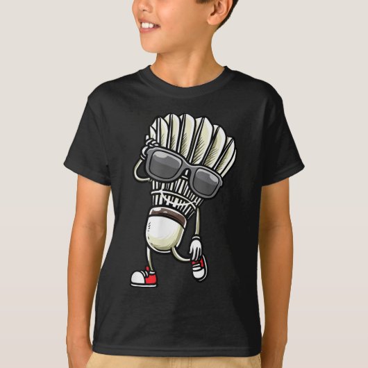 Badminton Shuttle Dansen T-shirt (Voorkant)