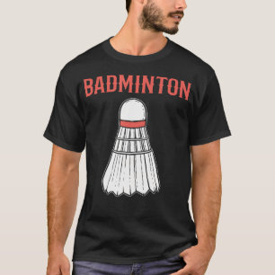 Badminton Shuttle Iconiek Pretig Design T-shirt