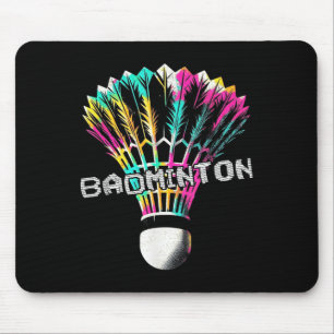 Badminton Shuttle - Kleurrijke Badminton Lov Muismat