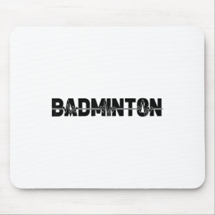 Badminton Shuttle Player - Team Racquet Ekg HeartB Muismat
