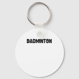 Badminton Shuttle Player - Team Racquet Ekg HeartB Sleutelhanger