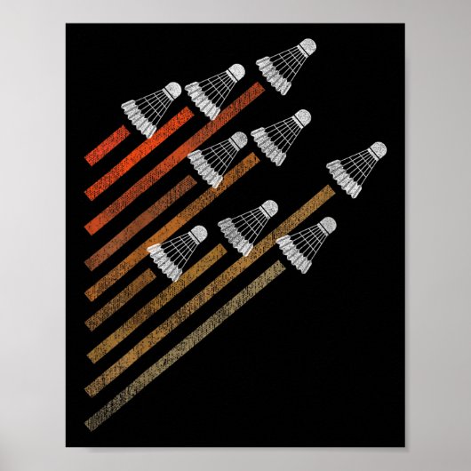 Badminton Shuttle Poster (Voorkant)